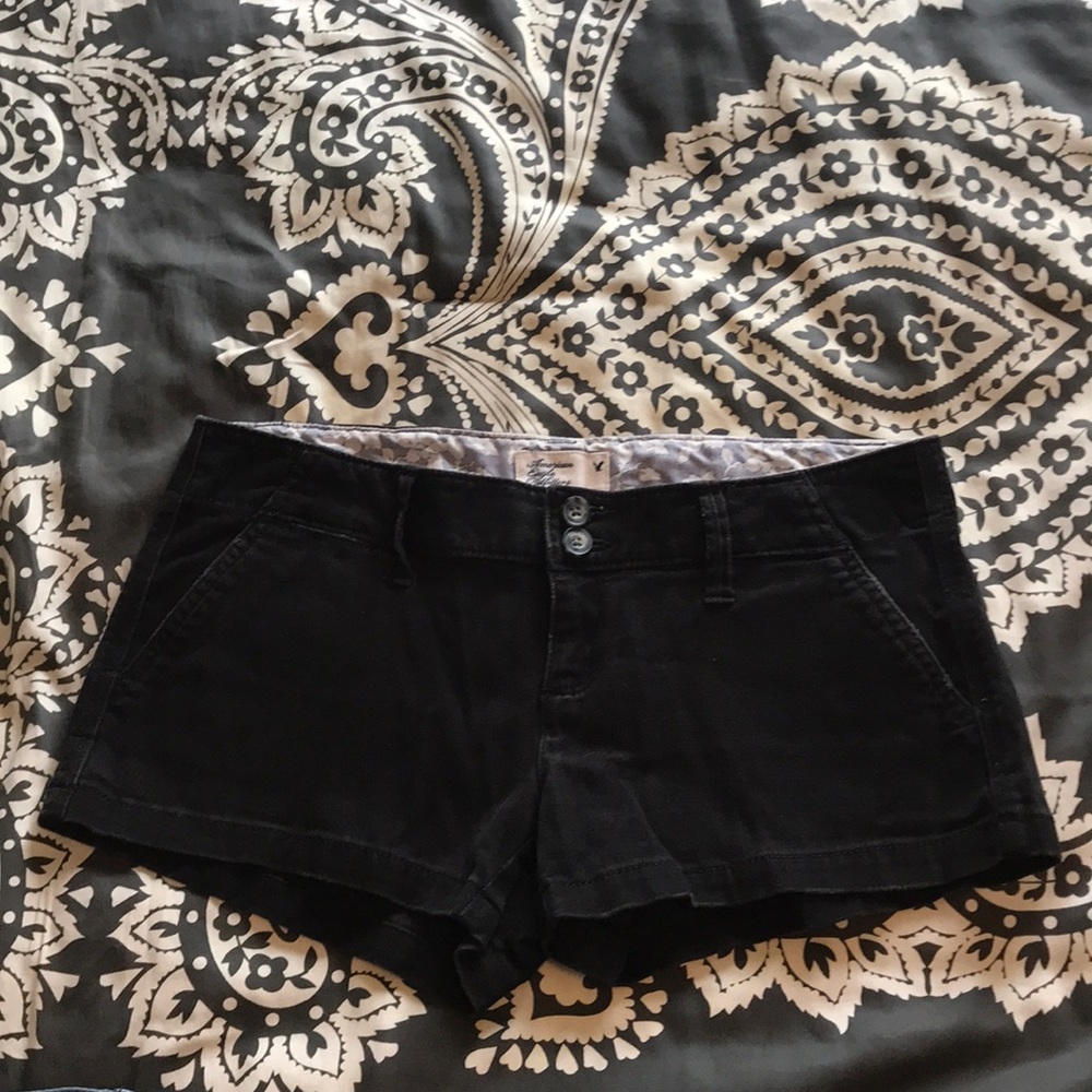 American Eagle Black Shorts